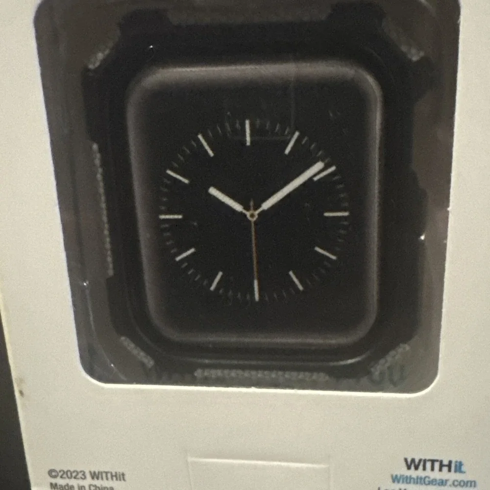 NEW WITHit Dual Layer Full Protection Cover Bumper w/ Glass for 45MM Apple Watch